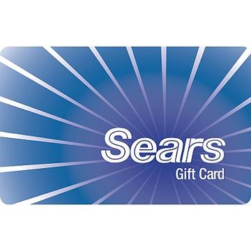 Sears Gift Card Certificate